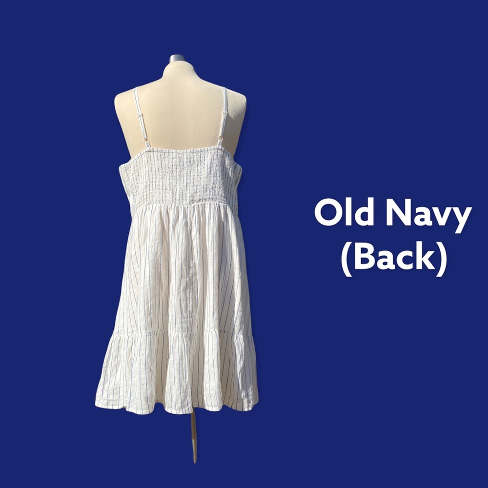 Cami Blue and White Sundress - Picture 2 of 5